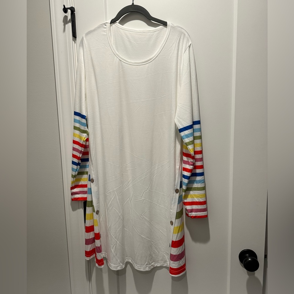 NWOT! Rainbow dress! Size XL